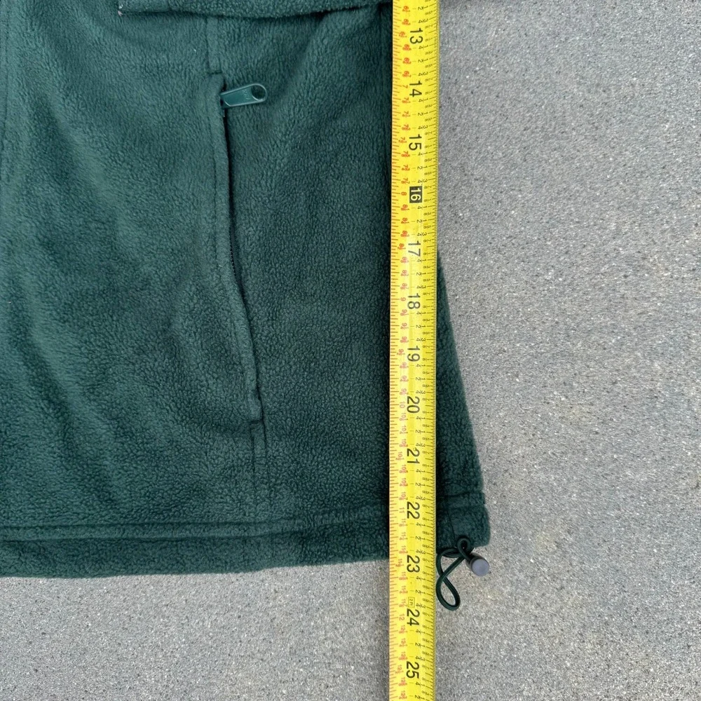 Columbia‎ Womens Forest Green Full Zip Fleece Hoodie Jacket XL0889 Small